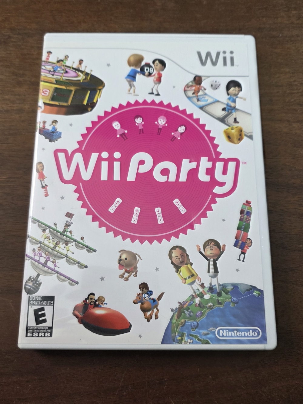 Nintendo Wii Party (White/Pink) - Wii Game Case Art